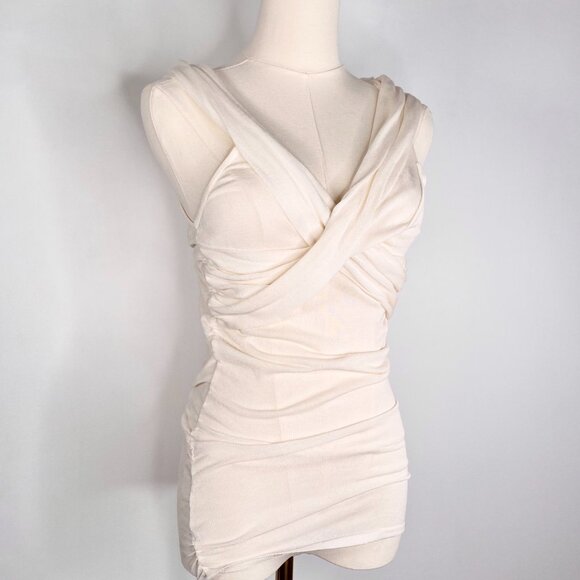 Ana Molinari - Creme wrap camisole blouse - Picture 2 of 9